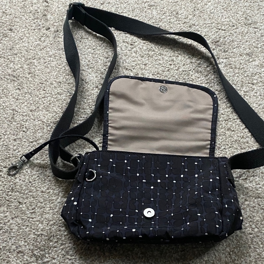 Kipling Black and White Crossbody Bag - Picture 2 of 9
